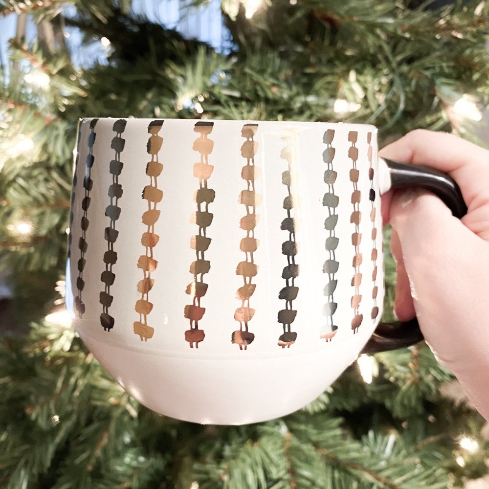 Gold Black Mug